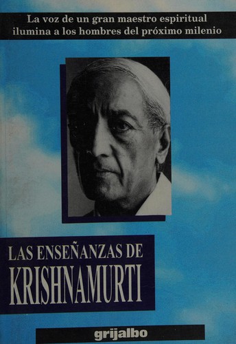 Las enseñanzas de Krishnamurti