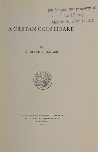 A Cretan coin hoard