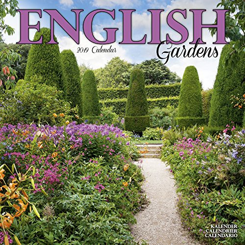 Garden Calendar - English Gardens Calendar - Calendars 2018 - 2019 Wall Calendars - Flower Calendar - English Gardens 16 Month Wall Calendar by Avonside