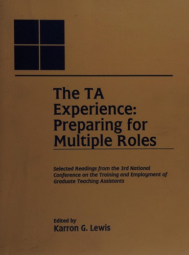 Ta Experience Preparing for Multiple Roles