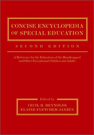 Concise encyclopedia of special education