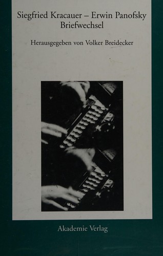 Siegfried Kracauer - Erwin Panofsky Mit Einem Anhang