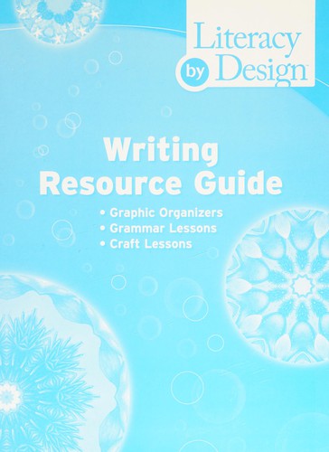 Literacy by design writing resource guide grade 1.