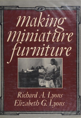 Making miniature furniture