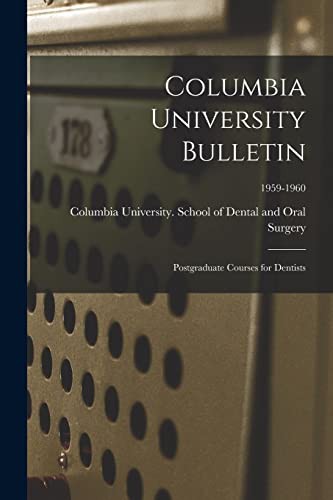 Columbia University Bulletin