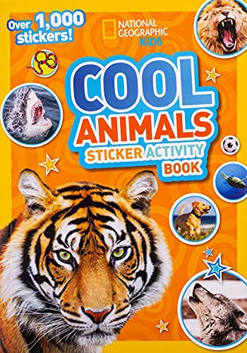 National Geographic Kids Cool Animals Sticker Activity Book