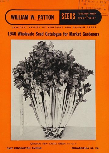 1946 Wholesale seed catalogue for market gardeners