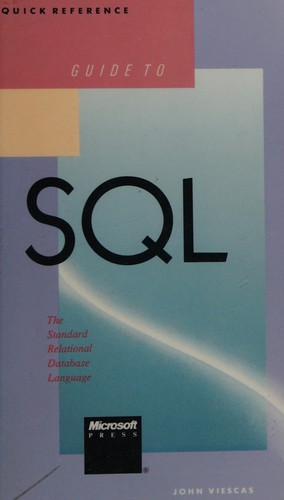 Quick reference guide to SQL