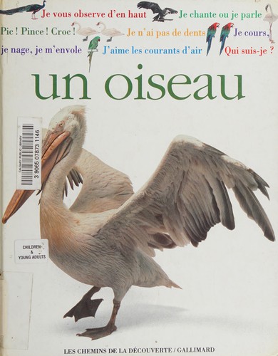 Qui suis-je? un oiseau