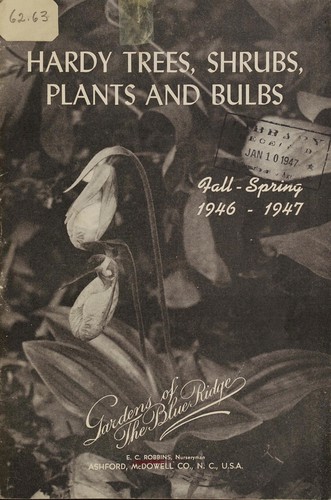 Hardy trees, shrubs, plants and bulbs