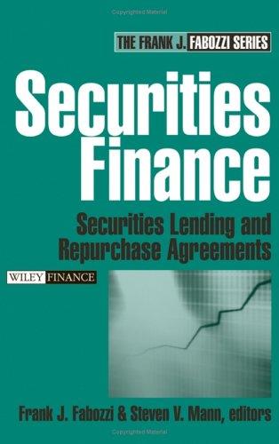 Securities finance