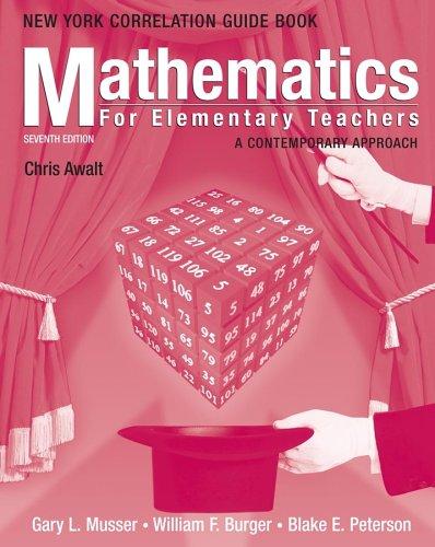 Mathematics for Elementary Teachers, New York State Guidelines Book