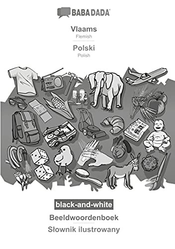 BABADADA black-and-white, Vlaams - Polski, Beeldwoordenboek - Slownik ilustrowany