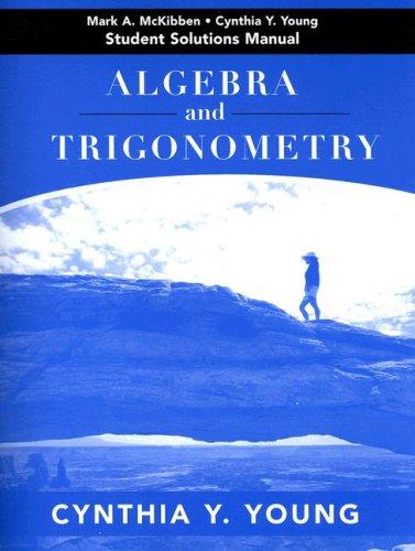Algebra and Trigonometry, Student Solutions Manual