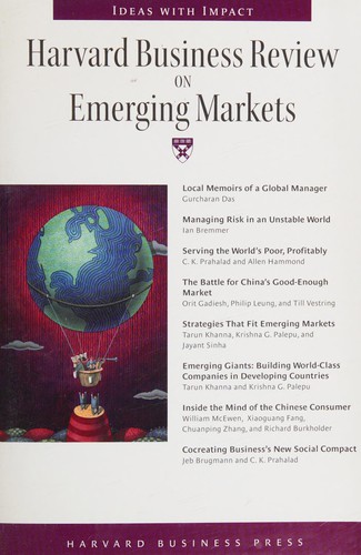 Harvard business review on emerging markets