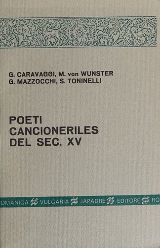 Poeti cancioneriles del sec. XV