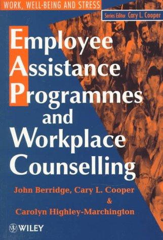 Employee assistance programmes and workplace counselling