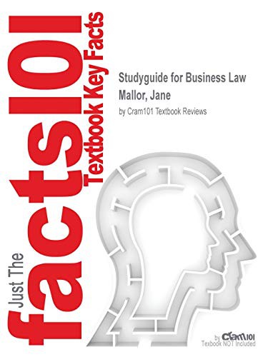 Studyguide for Business Law by Mallor, Jane, ISBN 9781259661433
