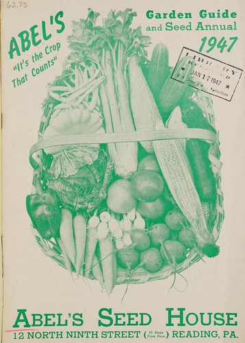 Seed garden guide and seed annual, 1947