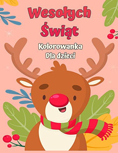 Kolorowanka Wesolych Świąt dla dzieci 4-8