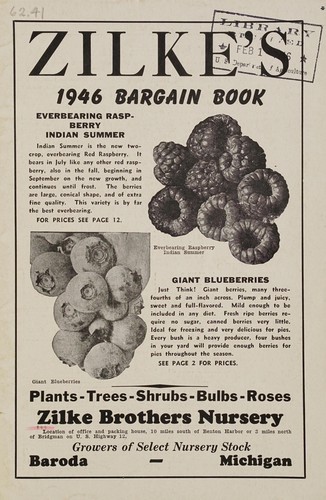 Zilke's 1946 bargain book