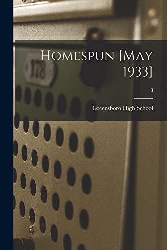 Homespun [May 1933]; 8