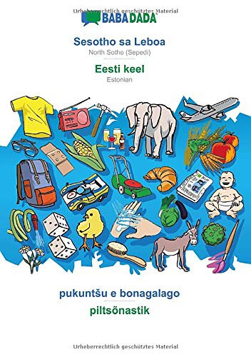 BABADADA, Sesotho sa Leboa - Eesti keel, pukuntsu e bonagalago - piltsõnastik