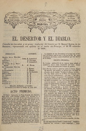 El desertor y el diablo