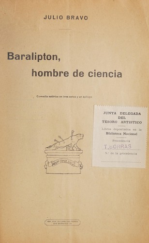 Baralipton, hombre de ciencia