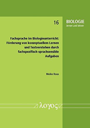 Fachsprache Im Biologieunterricht :