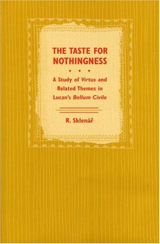 The taste for nothingness