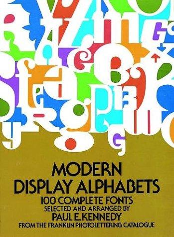 Modern display alphabets