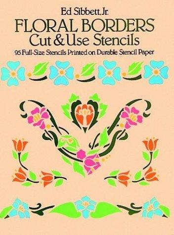 Floral Borders Cut & Use Stencils