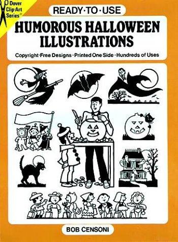 Ready-to-Use Humorous Halloween Illustrations