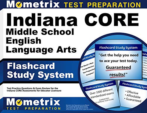 Indiana CORE Middle School English Language Arts Flashcard Study System
