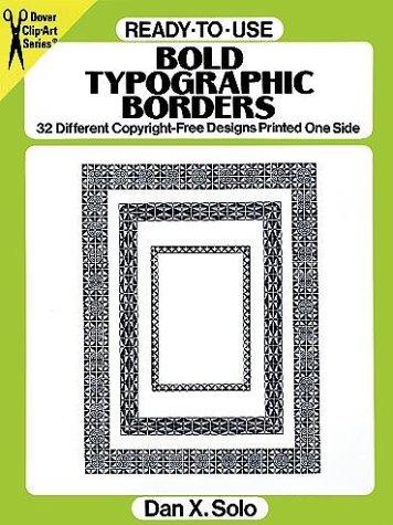 Ready-to-Use Bold Typographic Borders