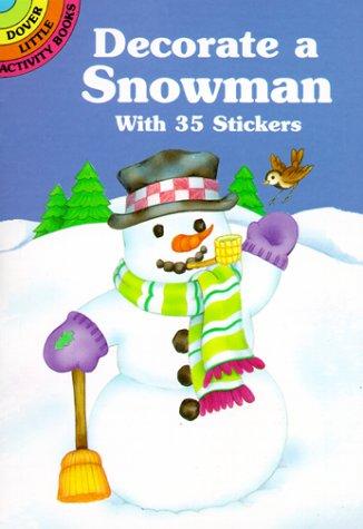 Decorate a Snowman With 35 Stickers
