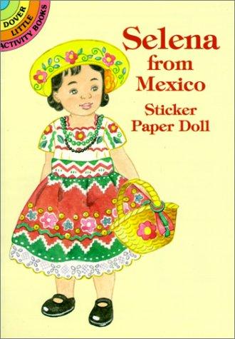 Selena from Mexico Sticker Paper Doll