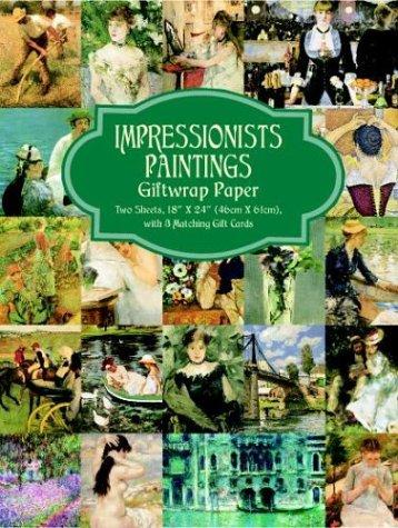 Impressionist Paintings Giftwrap Paper (Giftwrap--2 Sheets, 1 Designs)