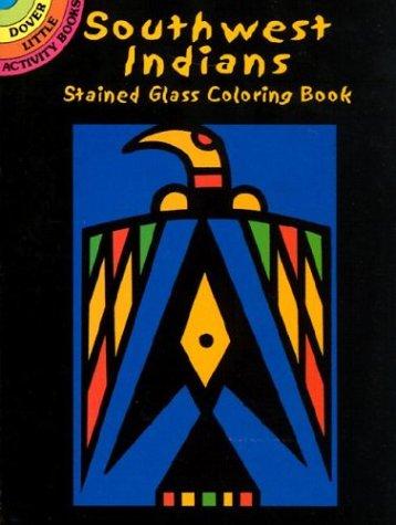 Southwest Indians Stained Glass Coloring Book