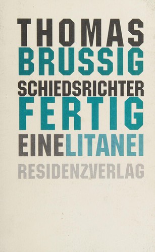Schiedsrichter Fertig: eine Litanei