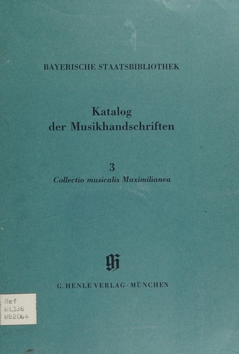 Katalog der Musikhandschriften