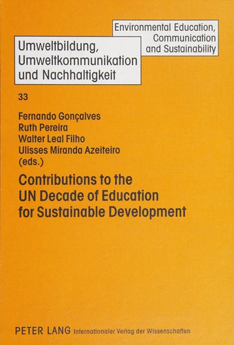 Contributions to the UN Decade of Education for Sustainable Development