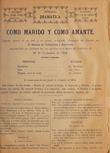 Como marido y como amante