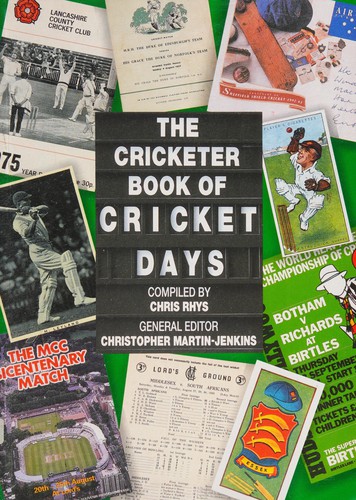 The cricketer book of cricket days