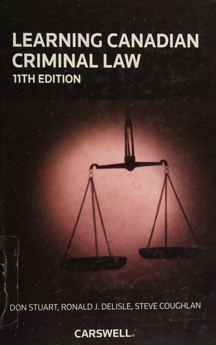 Learning Canadian criminal law