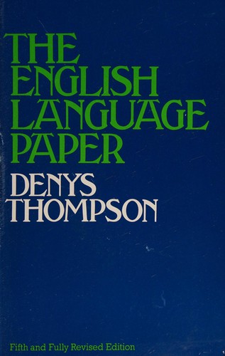 The English language paper