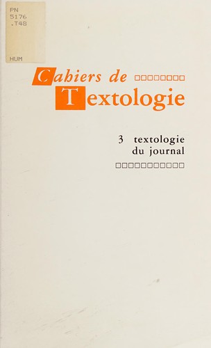Textologie du journal