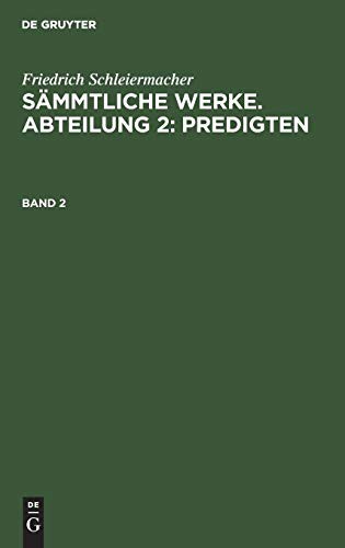 Friedrich Schleiermacher's Sämmtliche Werke
