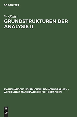 Grundstrukturen der Analysis II